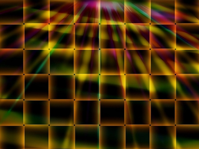 Free disco music colored illustration