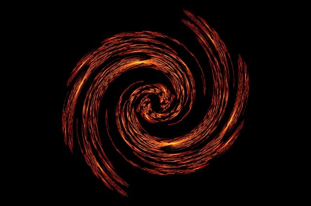Free swirl motion spiral illustration