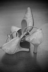 wedding, shoes, dress