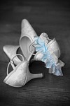 wedding, shoes, dress