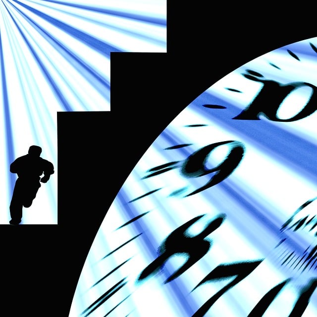 Free meeting clock time illustration