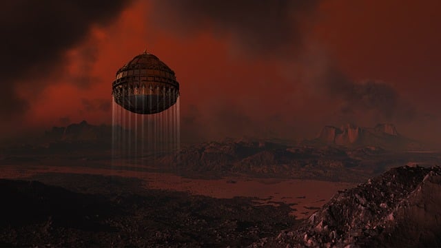 Free artmatic voyager moon illustration