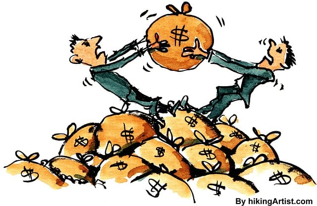 Free money business life illustration