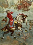 baron munchausen, he rode on the seahorse, tall tales