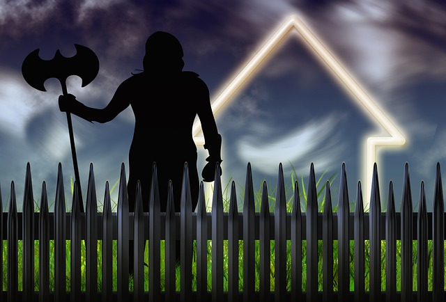 Free reaper house building illustration