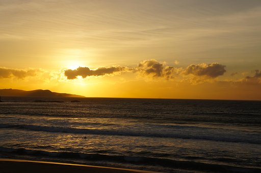 Playa, Agua, Oceano, Atlántico, Mar