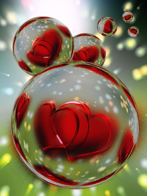 Free heart love happiness illustration