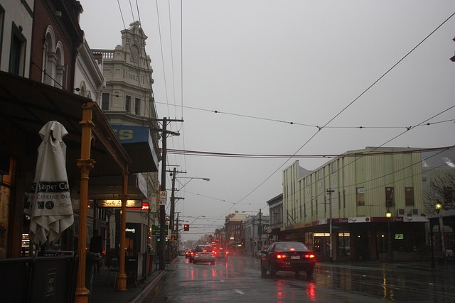 Free Rain Street photo and picture