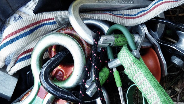 Rock-climbing equipment, rock-climbing, climbing gear and equipment — photo by sebadelval