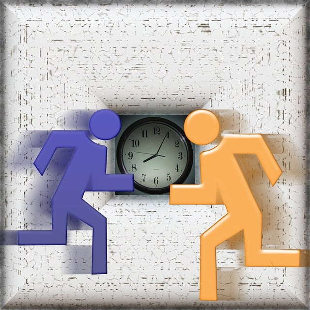Free frame run starting work illustration