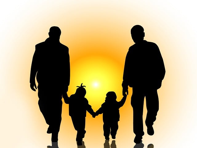 Free homosexuality partnership men illustration