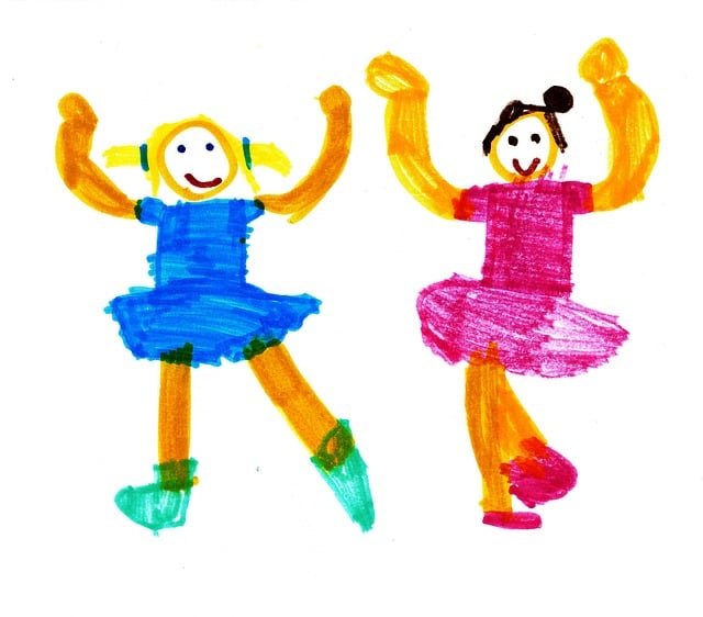 Download free HD stock image of To Dance Children'S Drawings Free to dance children's drawings ballet illustration