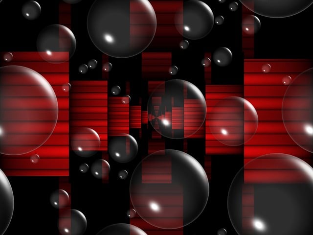 Free bubbles patterns backgrounds illustration