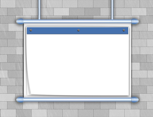 Download free HD stock image of Flipchart Wall Free flipchart wall board illustration