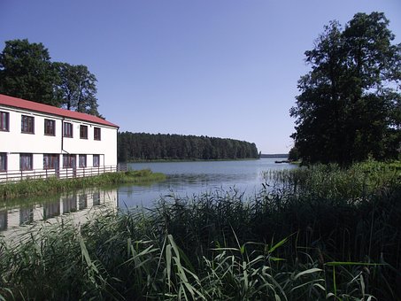 Jazero, Masuria, Kačice, Voda, Kĺb