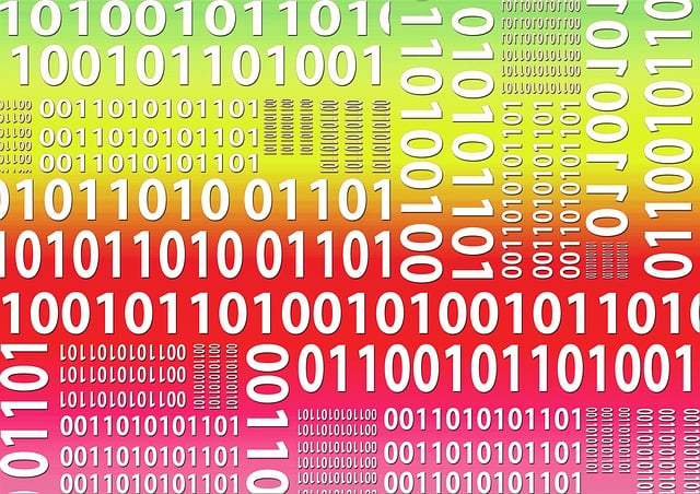 Free binary one zero illustration