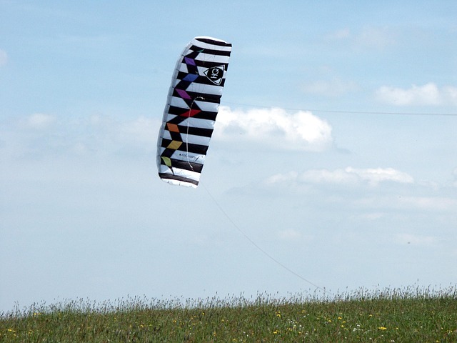 Stunt -Drage, Flying, Drage, Himmel, Blå