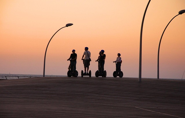 segway, people, ride, sunset, group, fun, segway, segway, segway, segway, segway