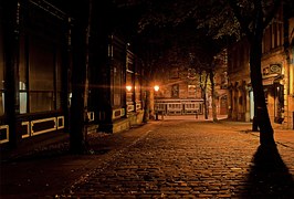 Stadt, Nacht, Dunkel, Architektur