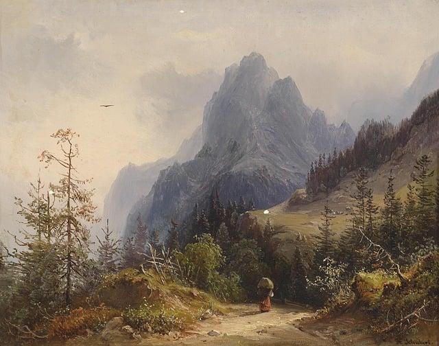 Download free HD stock image of Heinrich Schubert Art Free heinrich schubert art artistic illustration