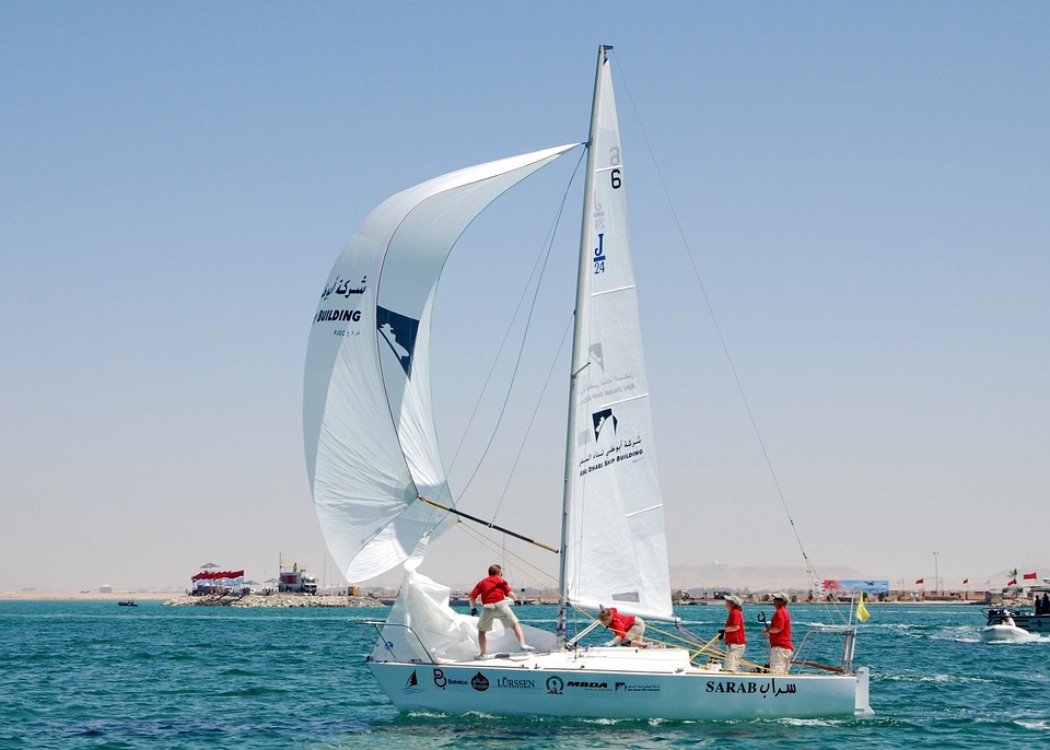 Bahrain, Sky, Clouds, Sailboats, Sea, Ocean, Water