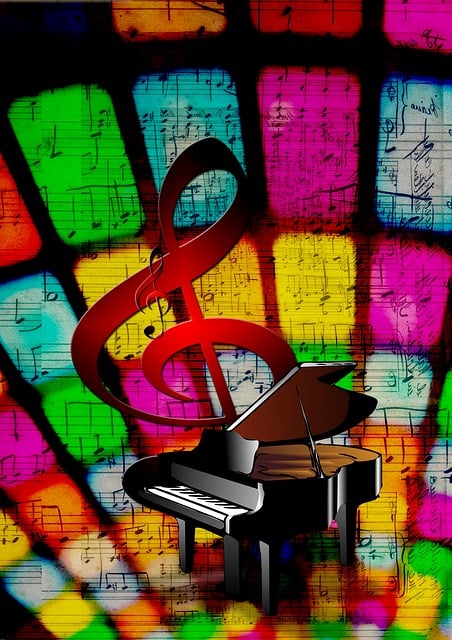 Notenschlüssel, Musik, Klavier, Flügel