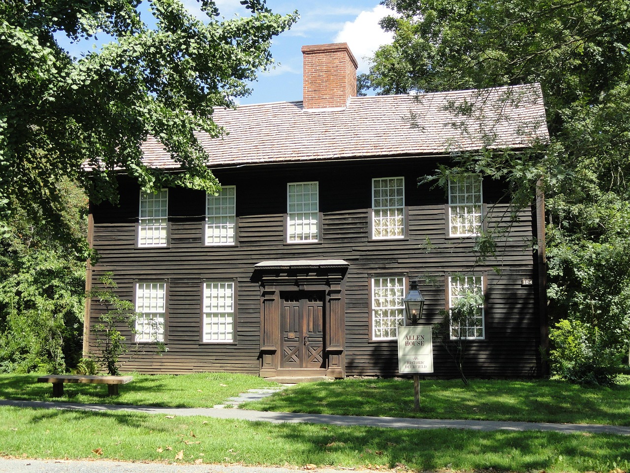 house, home, allen house, deerfield, massachusetts, architecture, landmark, historical, trees, grass, lawn, yard, nature, outside, country, countryside, summer, spring, green home, green house, deerfield, deerfield, deerfield, deerfield, deerfield, massachusetts