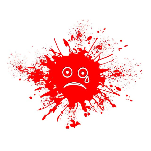 Free dab farbkleks tear illustration