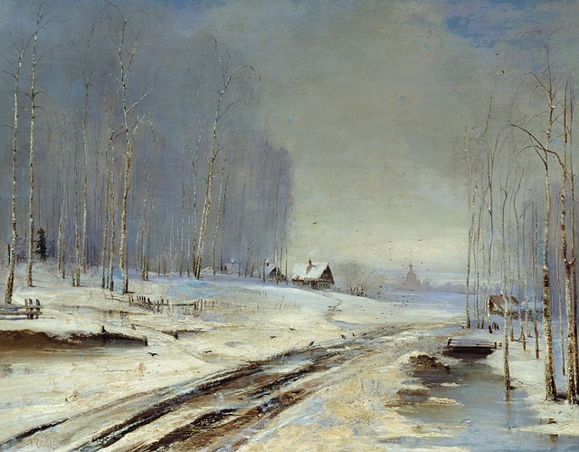 Alexei Kondratjewitsch Sawrassow, Malen