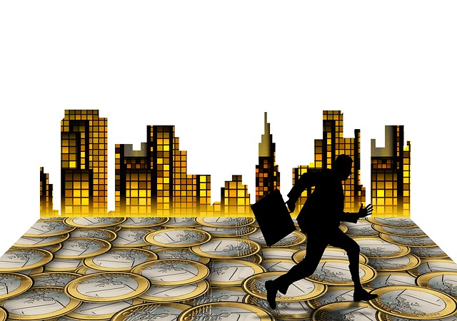 Free euro coins man illustration