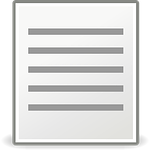 document, justify, grouped style