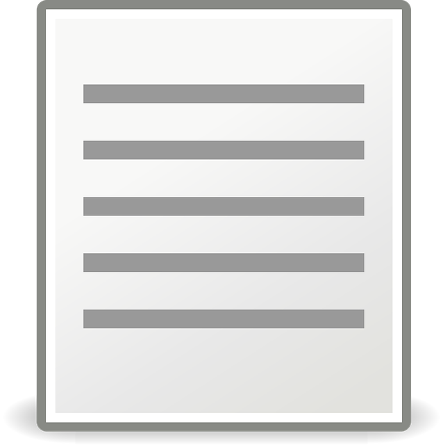 Free document justify grouped style vector