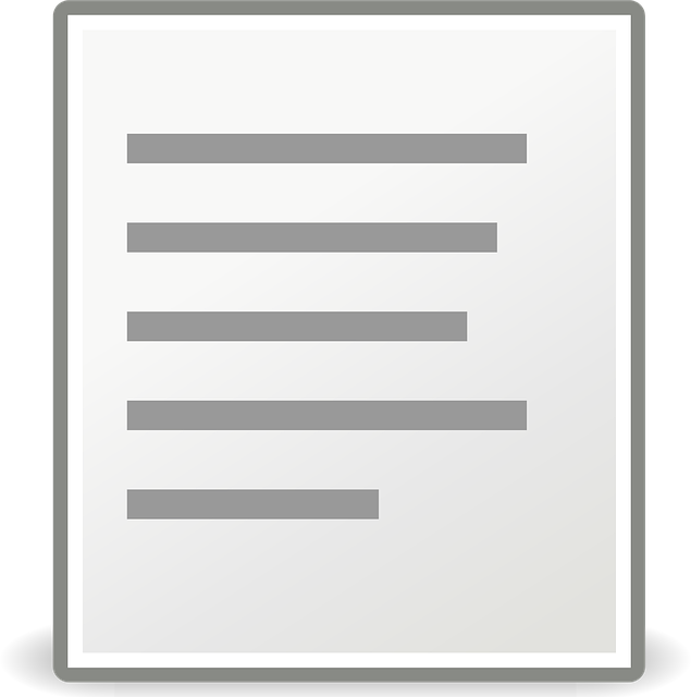 Document Align Left Direction Free Vector Graphic On Pixabay
