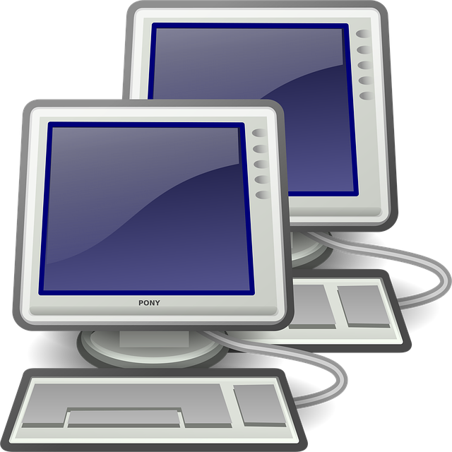 Download free HD stock image of Network Computer Free network computer workstations vector