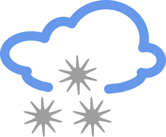 Free snowy snow nature vector