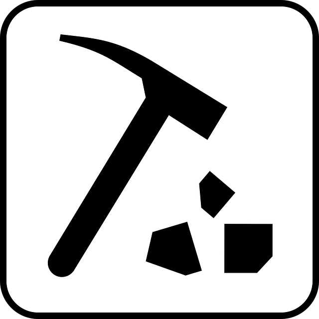 Free hammer tools breaking illustration