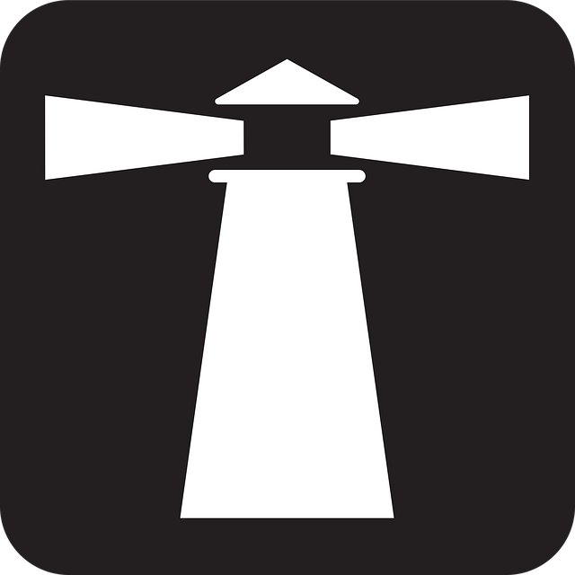 Free beacon lighthouse shine vector