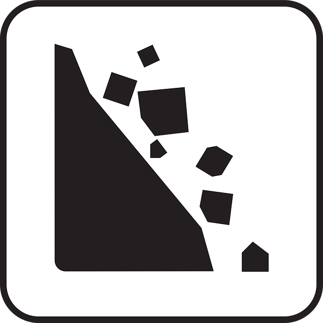 Free Rockfall Falling Rocks vector and picture