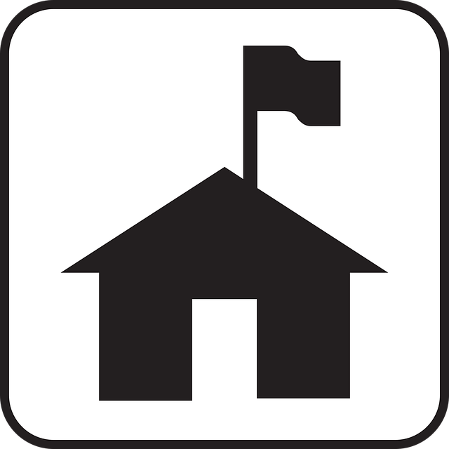 Free home house flag illustration