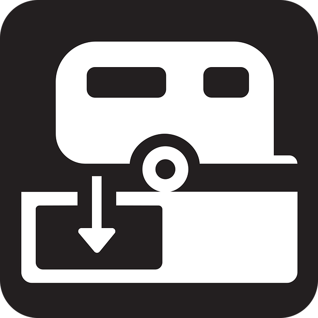 Download free HD stock image of Dumping Waste Free dumping waste mobile home vector