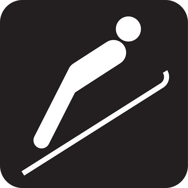 Free ski-jumping ski jumping winter vector