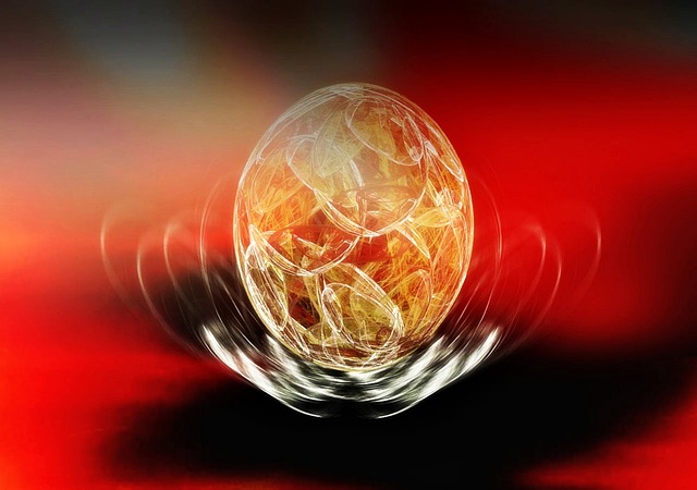 Free fractal egg easter egg illustration