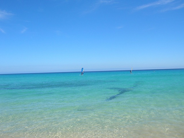 Zee, Fuerteventura, Hemel, Weer, Zon