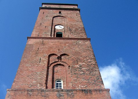 Gamle Fyrtårn, Høj, Kyst, Hav, Natur, Ø