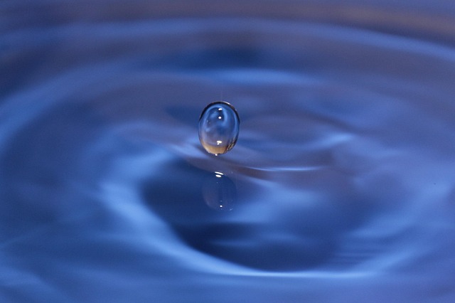Druppels, Vloeistof, Blauw, Natuur
