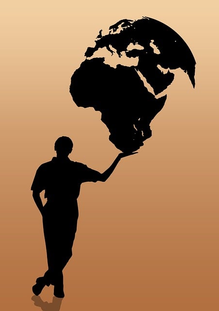 Free global globalization globe illustration
