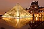 louvre, pyramid, paris