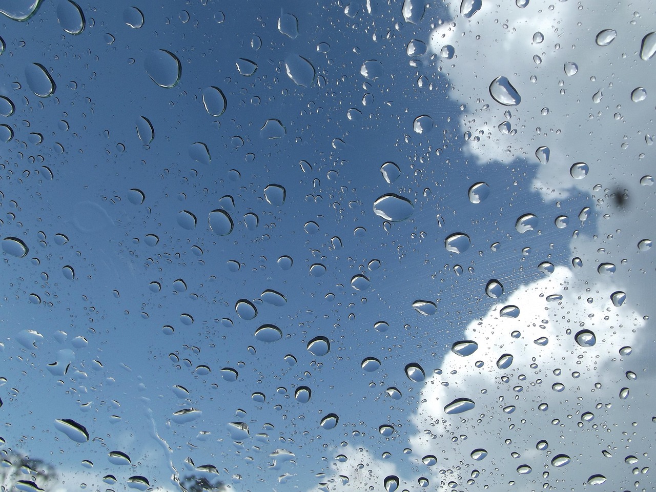 Free Clouds Drops photo and picture