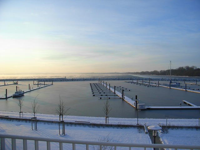 Ostsee, Sonnenaufgang, Winter, Himmel
