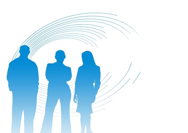 Personen, Gruppe, Silhouetten, Mann